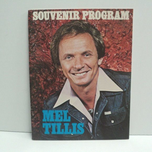 Mel Tillis Souvenir Program SIGNED 34 Pages 1976 - Picture 1 of 6